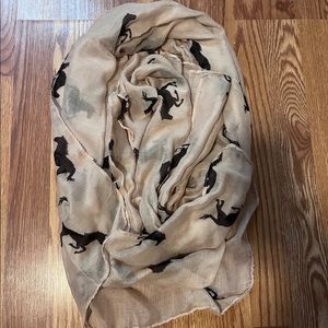 Equestrian/horse scarf